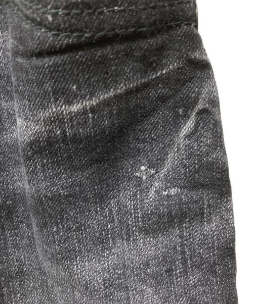 YANUK（ヤヌーク）YANUK (ヤヌーク) anuans (アニュアンス) 別注 Curvy Denim ブラック サイズ:22の古着・服飾アイテム