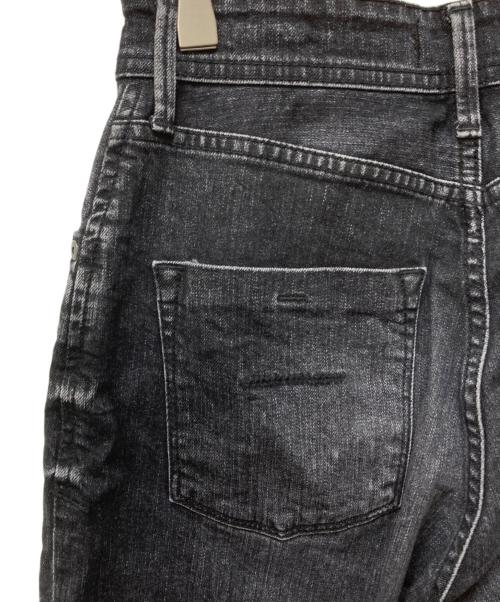 YANUK（ヤヌーク）YANUK (ヤヌーク) anuans (アニュアンス) 別注 Curvy Denim ブラック サイズ:22の古着・服飾アイテム