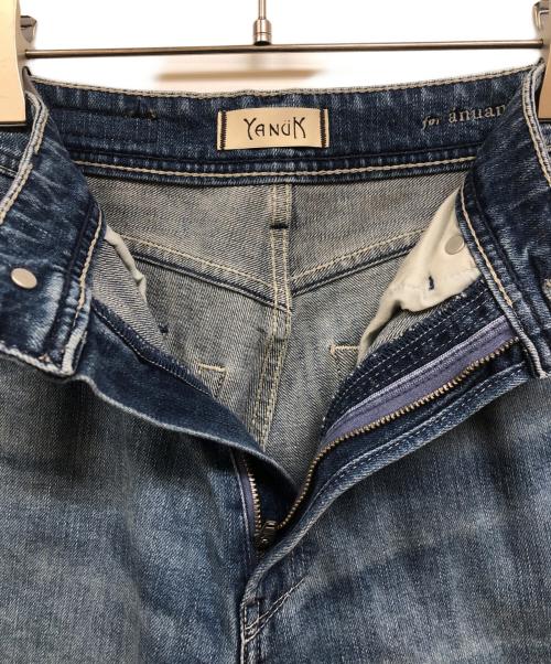 YANUK（ヤヌーク）YANUK (ヤヌーク) anuans (アニュアンス) 別注 Curvy Denimカーヴィー・デニム インディゴ サイズ:SIZE 22の古着・服飾アイテム