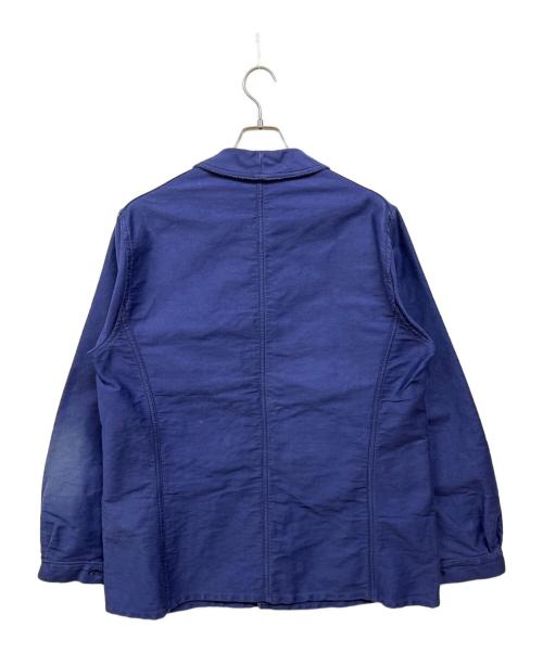 SUPER TEBMOC（スーパーテブモック）SUPER TEBMOC (スーパーテブモック) モールスキンジャケット ブルー サイズ:未記入の古着・服飾アイテム