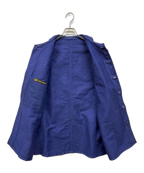 SUPER TEBMOC（スーパーテブモック）SUPER TEBMOC (スーパーテブモック) モールスキンジャケット ブルー サイズ:未記入の古着・服飾アイテム