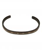 Navajoナバホ）の古着「スタンプワークバングル」｜ゴールド×シルバー