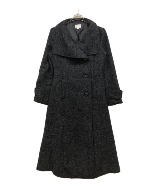 rienda（リエンダ）rienda (リエンダ) オーバーネックシンデレララインコート グレー サイズ:Mの古着・服飾アイテム