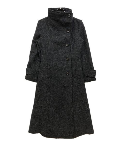 rienda（リエンダ）rienda (リエンダ) オーバーネックシンデレララインコート グレー サイズ:Mの古着・服飾アイテム