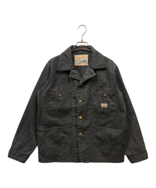 SUGAR CANE（シュガーケーン）SUGAR CANE (シュガーケーン) ブラックコバートワークコート グレー サイズ:不明の古着・服飾アイテム