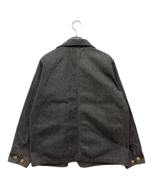 SUGAR CANE（シュガーケーン）SUGAR CANE (シュガーケーン) ブラックコバートワークコート グレー サイズ:不明の古着・服飾アイテム