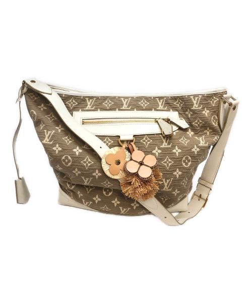 LOUIS VUITTON（ルイ ヴィトン）LOUIS VUITTON (ルイ ヴィトン) ショルダーバッグ ホワイト×ベージュの古着・服飾アイテム