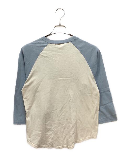 Hysteric Glamour（ヒステリックグラマー）Hysteric Glamour (ヒステリックグラマー) ラグランカットソー ブルー サイズ:MEDIUMの古着・服飾アイテム