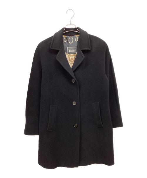 HERNO（ヘルノ）HERNO (ヘルノ) カシミヤ混コート ブラック サイズ:サイズ表記無しの古着・服飾アイテム