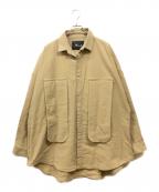 rinリン）の古着「シャツジャケット」｜ベージュ