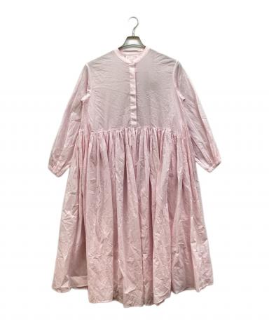 中古・古着通販】BEARDSLEY (ビアズリー) ギャザーワンピース ピンク