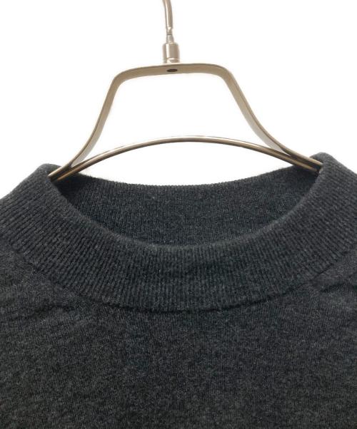 BATONER（バトナ―）BATONER (バトナ―) ALASHAN CASHMERE MOCK NECK グレー サイズ:2の古着・服飾アイテム