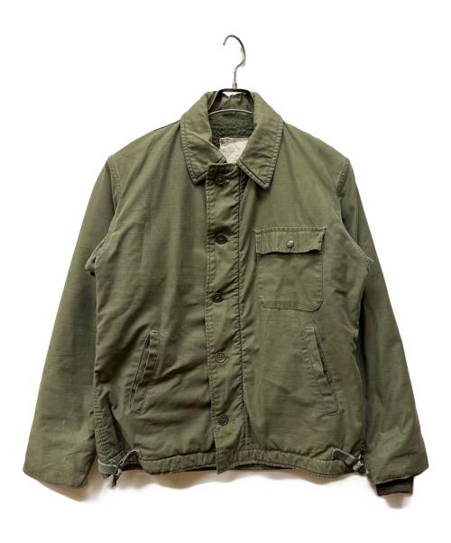 U'S NAVY（ユーエスネイビー）U'S NAVY (ユーエスネイビー) a-2デッキジャケット カーキ サイズ:不明の古着・服飾アイテム