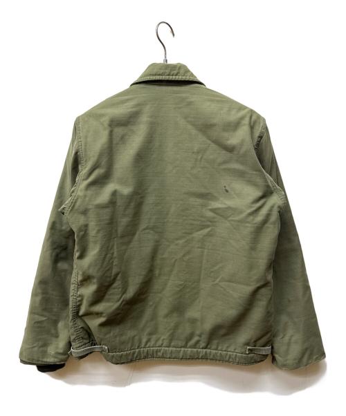 U'S NAVY（ユーエスネイビー）U'S NAVY (ユーエスネイビー) a-2デッキジャケット カーキ サイズ:不明の古着・服飾アイテム
