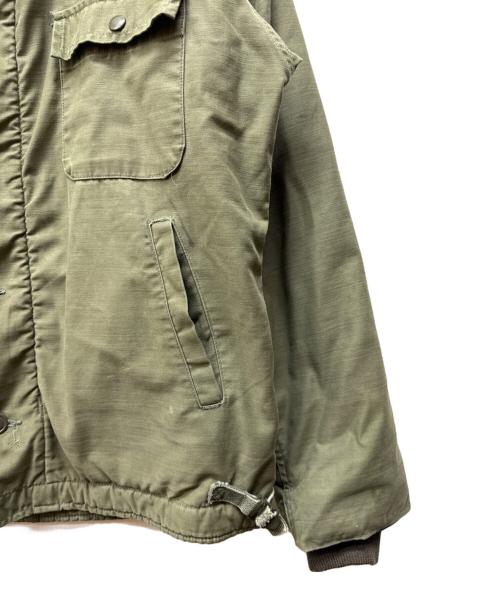 U'S NAVY（ユーエスネイビー）U'S NAVY (ユーエスネイビー) a-2デッキジャケット カーキ サイズ:不明の古着・服飾アイテム