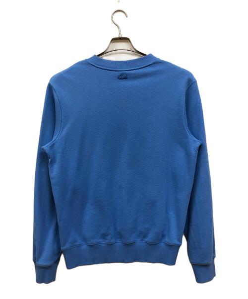 LACOSTE（ラコステ）LACOSTE (ラコステ) NETFLIX (ネットフリックス) アレンジワニロゴクルーネックスウェット ブルー サイズ:4の古着・服飾アイテム
