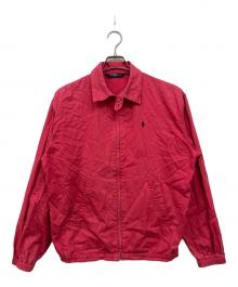 POLO RALPH LAUREN（ポロ・ラルフローレン）の古着「スイングトップ」｜レッド