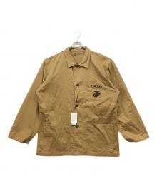 HOUSTON（ヒューストン）の古着「USMC HBT UTILITY JACKET」｜カーキ