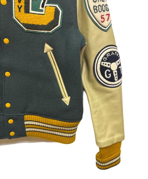 whitesville（ホワイツビル）WHITESVILLE (ホワイツビル) スタジャン グリーン サイズ:38の古着・服飾アイテム