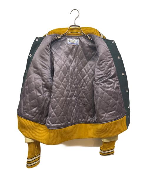 whitesville（ホワイツビル）WHITESVILLE (ホワイツビル) スタジャン グリーン サイズ:38の古着・服飾アイテム