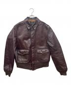 AVIREXアヴィレックス）の古着「A-2レザージャケット」｜ボルドー