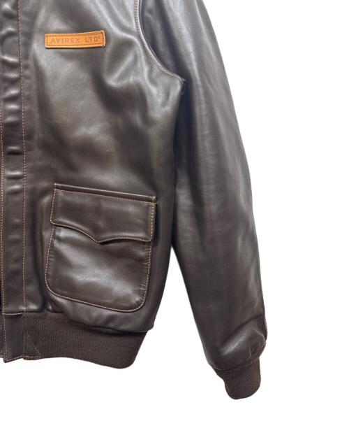 AVIREX（アヴィレックス）AVIREX (アヴィレックス) TYPE A-2 JACKET ブラック サイズ:38の古着・服飾アイテム