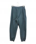 nestrobe confectネストローブ コンフェクト）の古着「コードレーンジャージ イージーパンツ」｜グリーン