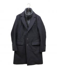 HERNO（ヘルノ）の古着「中綿ライナー付チェスターコート」｜ネイビー