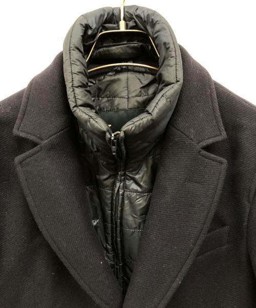 HERNO（ヘルノ）HERNO (ヘルノ) 中綿ライナー付チェスターコート ネイビー サイズ:44の古着・服飾アイテム