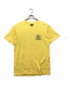stussyステューシー）の古着「プリントカットソー」｜イエロー