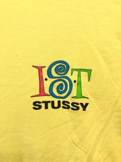 stussy（ステューシー）stussy (ステューシー) プリントカットソー イエロー サイズ:Mの古着・服飾アイテム