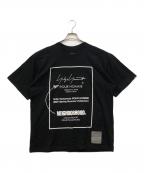 YOHJI YAMAMOTO×NEIGHBORHOODヨウジヤマモト×ネイバーフッド）の古着「コラボTシャツ」｜ブラック