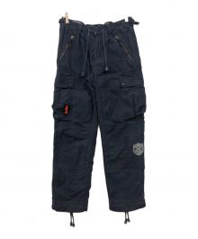 POLO RALPH LAUREN（ポロ・ラルフローレン）の古着「フリースライナー マルチギミックカーゴパンツ」｜ネイビー