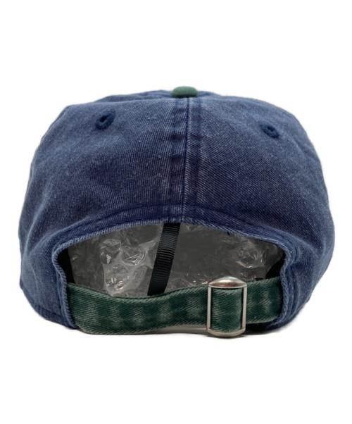 Ameri（アメリ）AMERI (アメリ) New Era (ニューエラ) ACID WASH VINTAGE LIKE CAP ネイビー×グリーンの古着・服飾アイテム