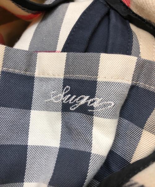 BURBERRY LONDON（バーバリーロンドン）BURBERRY LONDON (バーバリーロンドン) メガチェックライナー ステンカラーコート ネイビー サイズ:92-170-5の古着・服飾アイテム