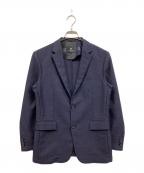 BLACK LABEL CRESTBRIDGEブラックレーベル クレストブリッジ）の古着「ストレッチカラミジャケット」｜ネイビー