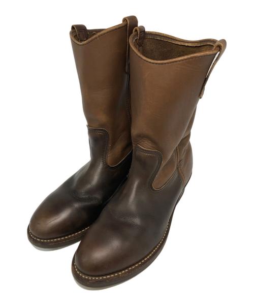 RED WING（レッドウィング）RED WING (レッドウィング) ペコスブーツ ブラウン サイズ:8Eの古着・服飾アイテム
