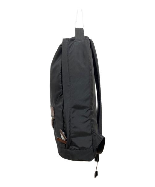 土屋鞄（ツチヤカバン）土屋鞄 (ツチヤカバン) CORDURA ECO バックパック ブラック×ブラウンの古着・服飾アイテム
