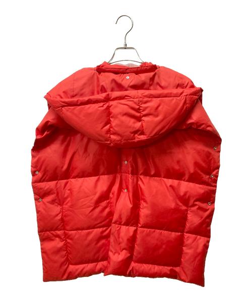 TAO COMME des GARCONS（タオ コムデギャルソン）TAO COMME des GARCONS (タオ コムデギャルソン) ポリエステル フード付き ダウンベスト レッド サイズ:Sの古着・服飾アイテム