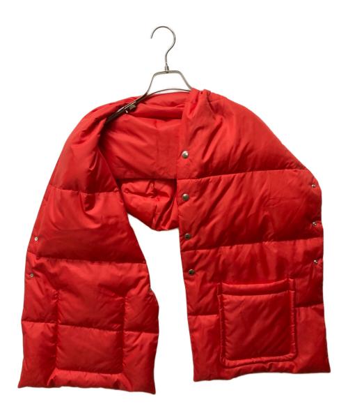 TAO COMME des GARCONS（タオ コムデギャルソン）TAO COMME des GARCONS (タオ コムデギャルソン) ポリエステル フード付き ダウンベスト レッド サイズ:Sの古着・服飾アイテム