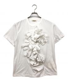 COMME des GARCONS（コムデギャルソン）の古着「リボンカットソー」｜ホワイト