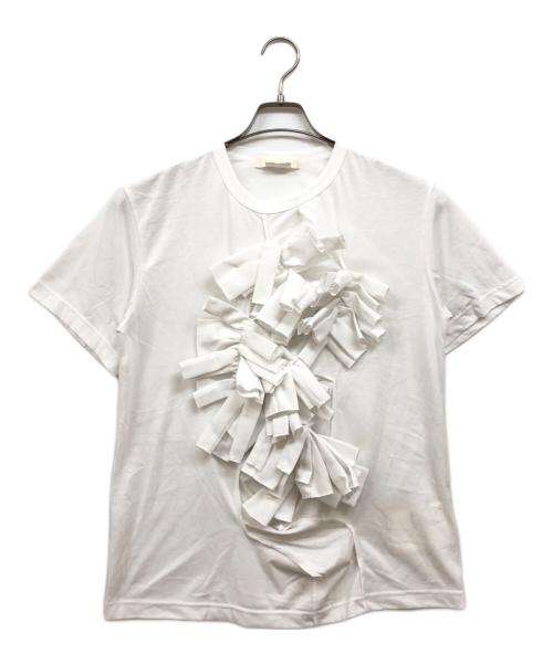 COMME des GARCONS（コムデギャルソン）COMME des GARCONS (コムデギャルソン) リボンカットソー ホワイト サイズ:Mの古着・服飾アイテム