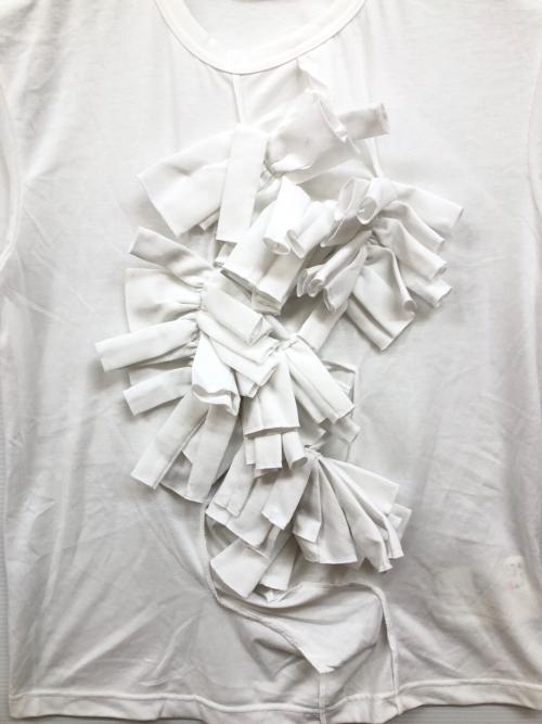 COMME des GARCONS（コムデギャルソン）COMME des GARCONS (コムデギャルソン) リボンカットソー ホワイト サイズ:Mの古着・服飾アイテム