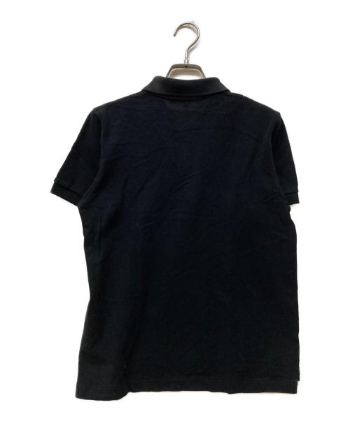 PLAY COMME des GARCONS（プレイコムデギャルソン）PLAY COMME des GARCONS (プレイコムデギャルソン) 赤エンブレムポロシャツ ブラック サイズ:Lの古着・服飾アイテム