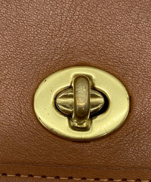 COACH（コーチ）COACH (コーチ) オールドターンロックショルダーバッグ ブラウンの古着・服飾アイテム