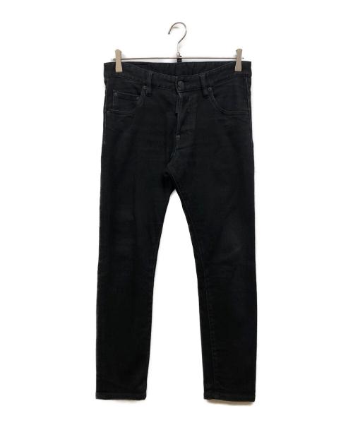 DSQUARED2（ディースクエアード）DSQUARED2 (ディースクエアード) ブラックデニム ブラック サイズ:46の古着・服飾アイテム