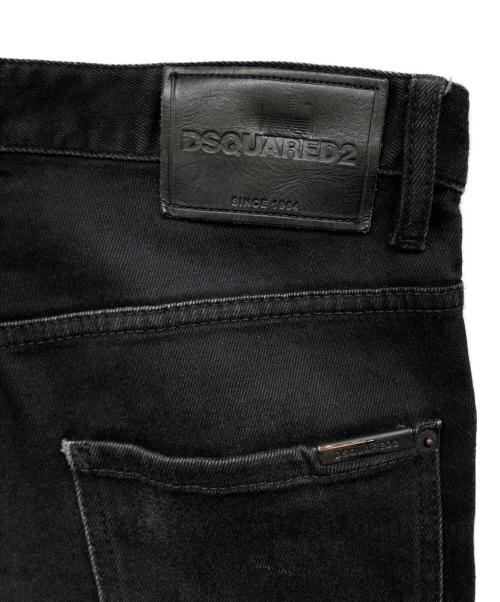 DSQUARED2（ディースクエアード）DSQUARED2 (ディースクエアード) ブラックデニム ブラック サイズ:46の古着・服飾アイテム