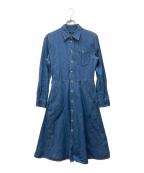 POLO RALPH LAURENポロ・ラルフローレン）の古着「デニム シャツワンピース」｜インディゴ