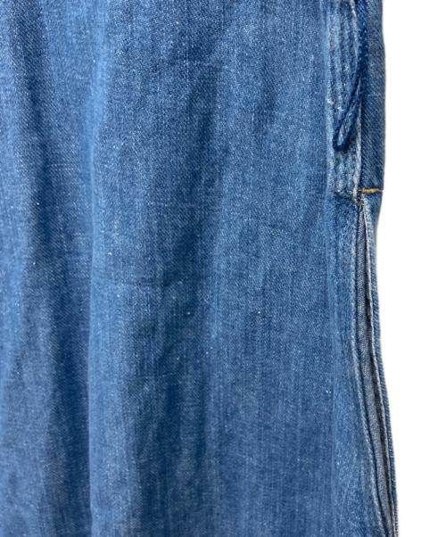 POLO RALPH LAUREN（ポロ・ラルフローレン）POLO RALPH LAUREN (ポロ・ラルフローレン) デニム シャツワンピース インディゴ サイズ:6の古着・服飾アイテム