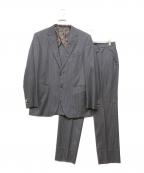 Paul Smith Londonポールスミスロンドン）の古着「Loro Piana SUPER 130'S ファブリック ペイズリー柄裏地 セットアップ」｜グレー